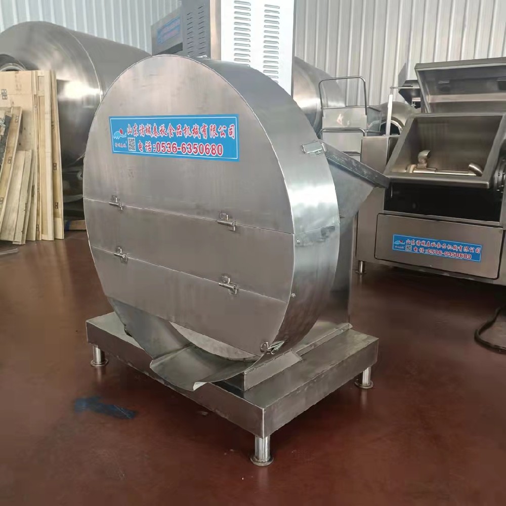 快速凍肉刨肉機(jī) 全自動(dòng)帶骨凍盤(pán)破碎機(jī) 小型油脂板刨碎機(jī)